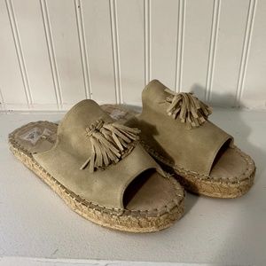 Seven Dials Slip-On Espadrille Sandal w/ Fringe, 8